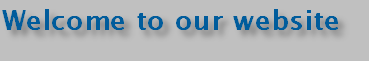 Welcome to our website